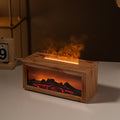 Cozy Fireplace Aroma Diffuser | 7-Color Flame Light