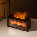 Cozy Fireplace Aroma Diffuser | 7-Color Flame Light